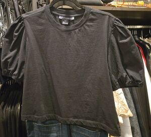French Connection Black Short Sleeve Top